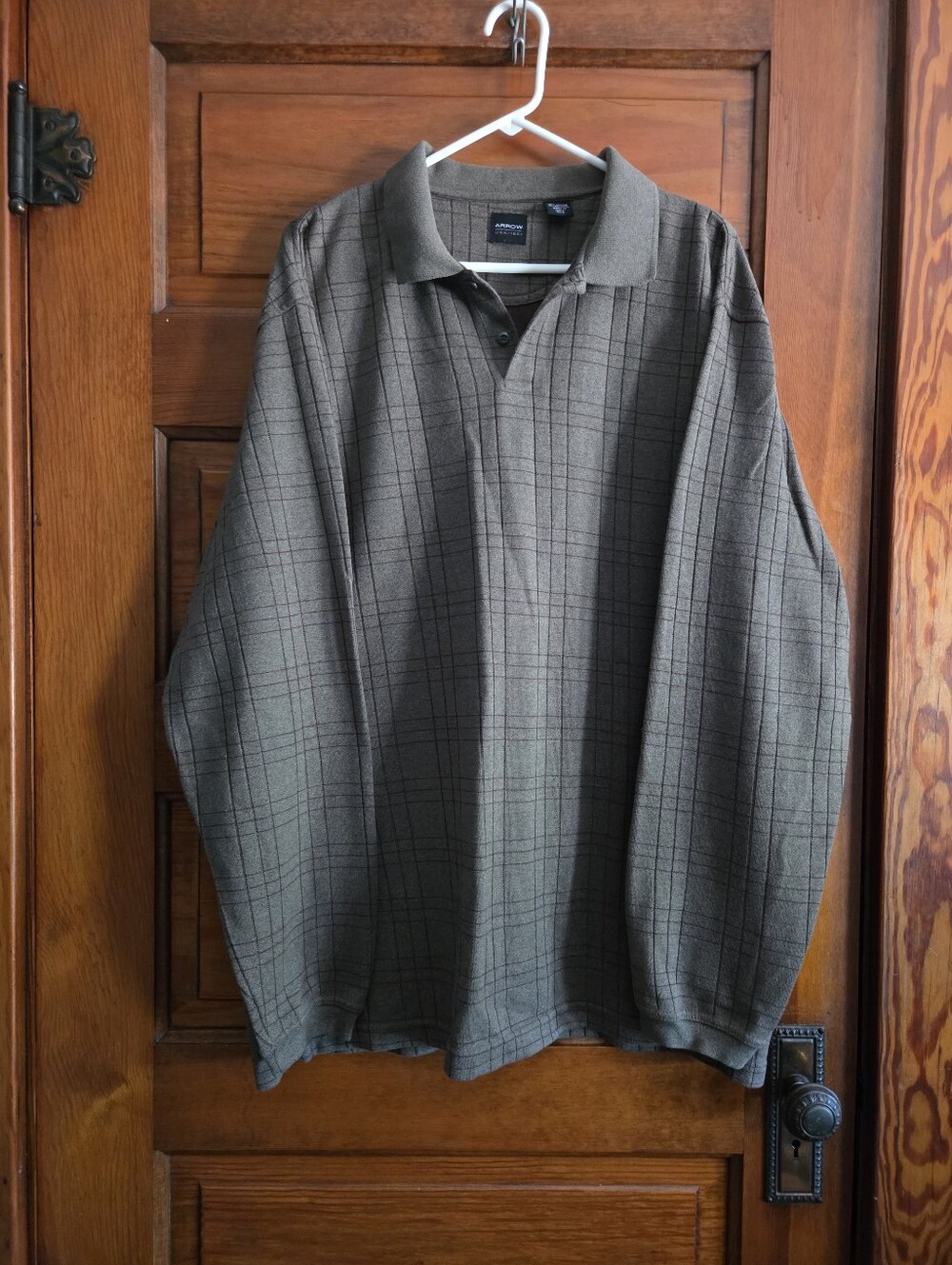 Mens Long Sleeve Polo Sweater
